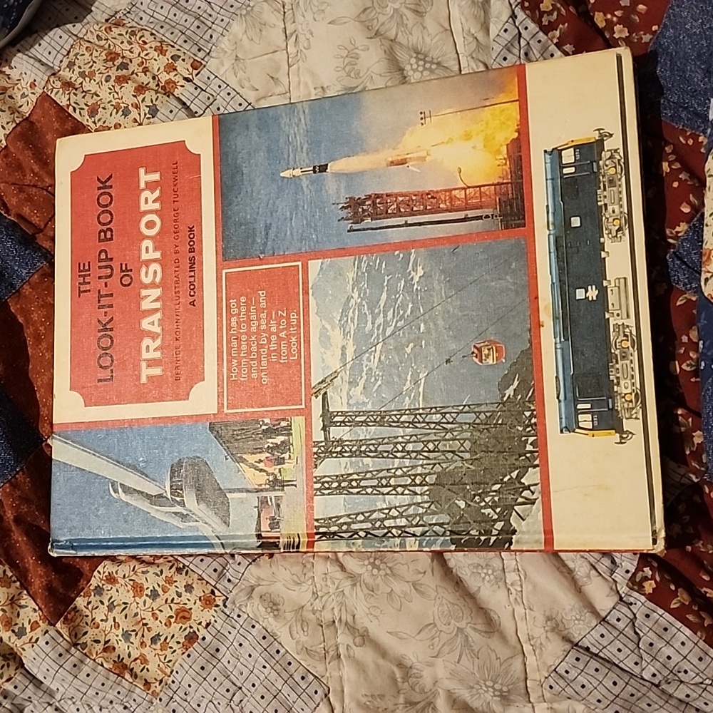 The Look It Up Book of Transport by Bernice Kohn Vintage Hardcover